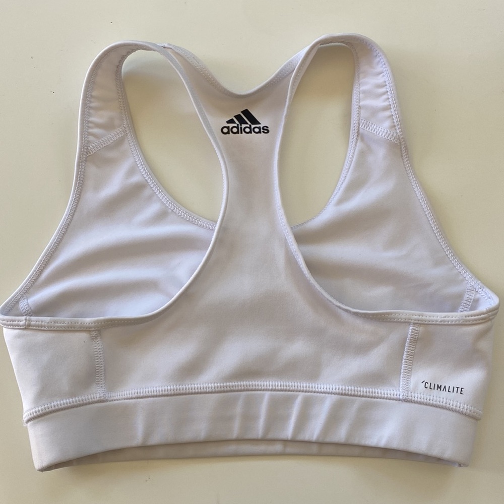 ADIDAS CLIMALITE RACERBACK SPORTS BRA - Picture 2 of 2